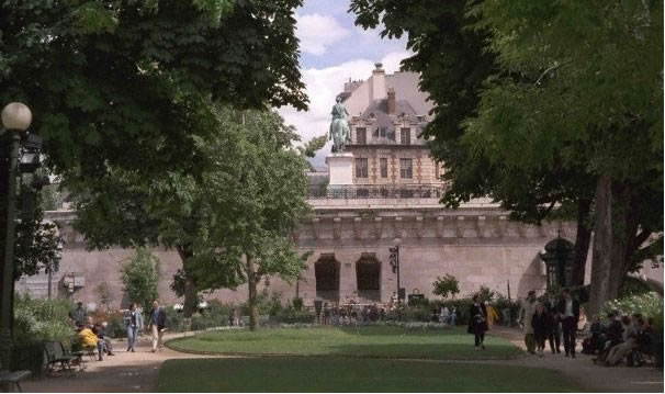 Фотография места, где был сожжен великий магистр